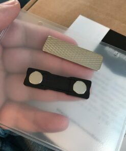 Amazon Basics Horizontal Magnetic Badge Holder - Pack of 20, Clear 20 Pack 22 71JuCzO2iyL