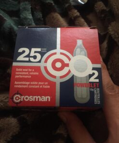 Crosman 25-Count 12-Gram CO2 Cartridges For Air Rifles And Air Pistols 2311-N 20 71JvEbNtG6L