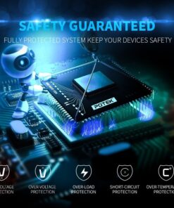 Potek 500w power inverter DC 12V to AC 110V Car Adapter with 2 5V/2A usb charging output 35 71JvjBADnDL