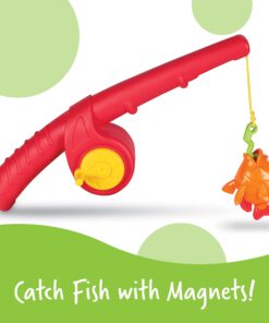 Learning Resources Pretend & Play Fishing Set - 11 Pieces, Ages 3+ Toddler Pretend Play Toys, Preschool Learning Toys, Fishing Pole for Kids, Fisherman Costume 20 71Jx7gbCYUL