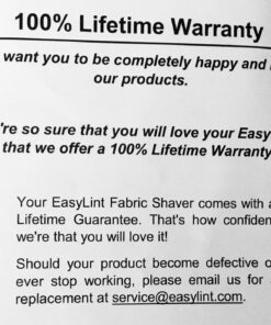 EasyLint Professional Lint Remover Fabric Shaver: The Sweater Shaver Pill Remover for Clothes & Furniture. Works with Batteries or A/C Power. Includes 2-Blades, Cleaning Brush, Case & Power Cord. 55 71JxaXQOrwL