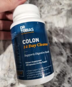Dr. Tobias Colon 14 Day Cleanse, Advanced Gut Cleanse Detox for Women & Men with Cascara Sagrada, Psyllium Husk & Senna Leaf, Non-GMO Colon Cleanse, 28 Capsules (1-2 Daily) 28 Count (Pack of 1) 37 71JxkHEjOL