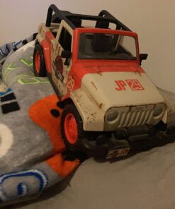 Jada Toys Jurassic World 1:16 Wrangler RC Remote Control Car 2.4 GHz, toys for kids and adults, 97054 72 71Jy379e33L