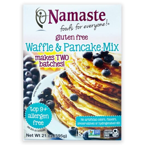 Namaste Foods Gluten Free Waffle & Pancake Mix, 21 oz (Pack of 6) Original 1.31 Pound (Pack of 6)