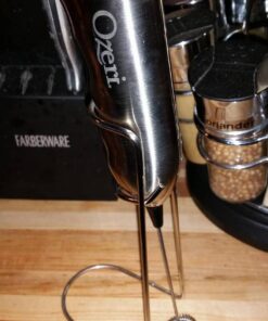 Ozeri Deluxe Milk Frother and Whisk in Stainless Steel with Stand and 4-Frothing Attachments 35 71JyZQZdPZL