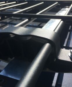 CURT 18115 Universal 42 x 37-Inch Black Steel Roof Rack Rooftop Cargo Carrier 69 71JymVSWefL