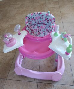 Disney Baby Minnie Mouse Music and Lights Baby Walker with Activity Tray (Garden Delight) Garden Delight Minnie 56 71JynE C5fL