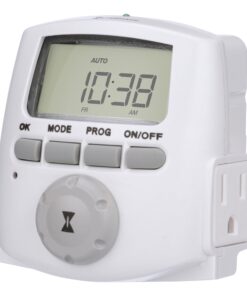 Intermatic DT620 Heavy Duty Indoor Digital Plug-inTimer - Full 7-Day Programming Options - Timer for Lighting, Fans & Small Appliances 14 71Jz2IybiL