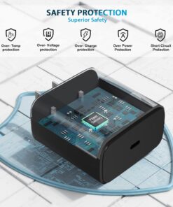 Alternative view of 2023 New 45W Samsung Charger Type C Super Fast Charging USB C Android Charger for Samsung Galaxy S23 Ultra/S23/S23+/S22/S22 Ultra/S22+/Note 10/20/S20/S21, Galaxy Tab S7/S8, PPS Charger & 6ft C Cable