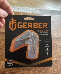 Gerber Gear EAB Lite Pocket Knife with Money Clip - 1.5" Blade Length Folding Knife - EDC Gear and Equipment - Stainless Steel 49 71JzG3Re5GL