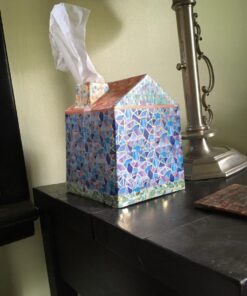 Umbra Casa Tissue Box Cover - Adorable House Shaped Square Tissue Box Holder for Bathroom, Bedroom or Office, White 49 71JzzQf7UL