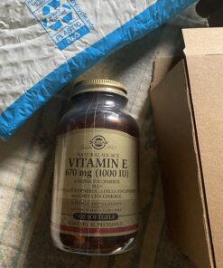 Solgar Vitamin E 670 mg (1000 IU), 100 Mixed Softgels - Natural Antioxidant, Skin & Immune System Support - Naturally-Sourced Vitamin E - Gluten /Dairy Free - 100 Servings 39 71K0 bFk0PL