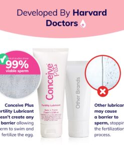Conceive Plus Fertility Lubricant - Fertility Friendly Lube for Couples Trying to Conceive, 75ml / 2.5 fl oz 24 71K21FDZyNL 1