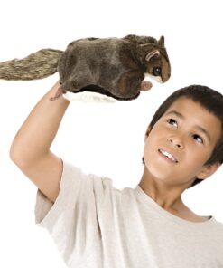Folkmanis Flying Squirrel Hand Puppet, Brown 10 71K32pVzSwL