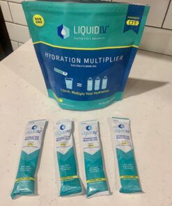 Liquid I.V. Hydration Multiplier - Lemon Lime - Powder Packets | Electrolyte Drink Mix | Easy Open Single-Serving | Non-GMO | 16 Stick 16 Servings (Pack of 16) 41 71K3LfI3YxL