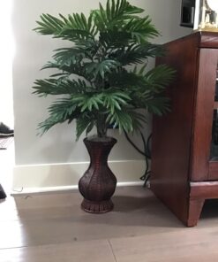 Nearly Natural 6661 Areca Palm with Urn Silk Plant,Green,35" x 12" x 12" 31 71K3ngSrnsL