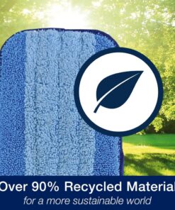 Bona Premium Microfiber Floor Mop for Dry and Wet Floor Cleaning - Includes Microfiber Cleaning Pad and Microfiber Dusting Pad - Dual Zone Cleaning Design for Faster Cleanup Standard 36 71K4SapnGOL