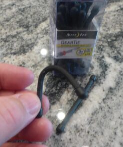 Nite Ize Original Gear Tie, Reusable Rubber Twist Tie, 3-Inch, Black, 24 Count Pro Pack, Made in the USA - GTPP3-01-R8 3" - 24 Pack 27 71K4plXhsGL