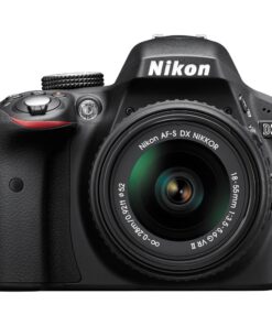 Nikon D3300 DX-format DSLR Kit w/ 18-55mm DX VR II & 55-200mm DX VR II Zoom Lenses and Case (Black) 30 71K5EPaDrsL