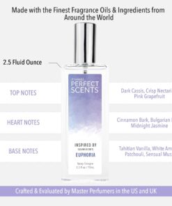 Perfect Scents Fragrances | Euphoria | Women’s Eau de Toilette | Paraben Free | Never Tested on Animals | 2.5 Fluid Ounces 2.5 Fl Oz (Pack of 1) 19 71K6EOMP6qL
