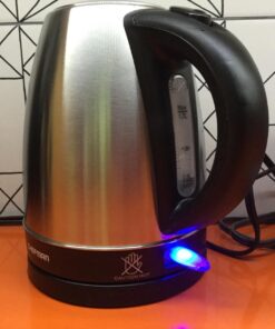 Chefman Stainless Steel Electric Kettle w/ 360° Swivel Base, Auto Shut Off & Boil Dry Protection, BPA-Free Interior and Cool-Touch Handle, 7+ Cup Capacity, 1.7 Liter, 1500W 50 71K7S BOPqL