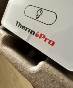 ThermoPro TP25 500ft Wireless Bluetooth Meat LCD Thermometer with 4 Temperature Probes Smart Digital Cooking BBQ Thermometer for Grilling Oven Food Smoker Thermometer, Rechargeable Milk White 38 71K9Ck3SHSL