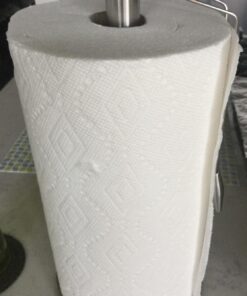 SIWU Free-Standing, Upright Paper Towel Holder - 12"x 6" Stainless Steel Metal, Vertical Tissue Holder for Counter or Table Tops, Non-Slip Heavy Base with Stylish Tension Arm Keeps Towels Secure 7 71K9THvSpCL