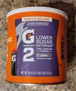 Gatorade Thirst Quencher Powder, G2 Low Calorie, Grape, 19.4 Ounce (Pack of 3) G2-Grape 19.4 Ounce (Pack of 3) 30 71K9fMSliIL