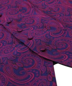 Epoint EGC1B01-03 Multi Mens Paisley Waistcoat Woven Microfiber S-5XL Vest Medium Purple-egc1b01d 13 71K9rCVvycL