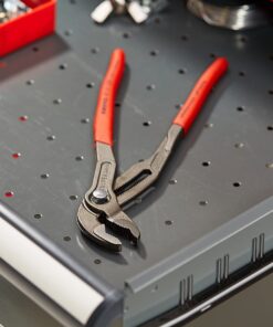 KNIPEX Tools - Cobra Water Pump Pliers (8701250), Red,10-Inch 10-Inch 33 71KAfq9vuL