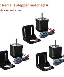 3D Printer CNC Controller Ardiuno CNC kit with for ArduinoIDE,Longruner GRBL CNC Shield Board+RAMPS 1.4 Mechanical Switch Endstop DRV8825 A4988 Stepper Motor Driver Nema17 Stepper Motor LKB02,Black 11 71KAi68jdqL