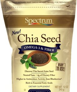 Spectrum Essentials Chia Seed, 12-Ounce Bags (Pack of 4)