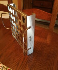 BBQ-Aid Jalapeno Poppers Grill Rack with Handles - Jalapeno Popper Holder for Grill - Easy to Pick Up - Chicken Legs & Wings or Chili - 36 Capacity Racks- BBQ Grill and Smoker Accessories 21 71KAum8vvlL