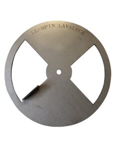 LavaLock® Smoker Pinwheel BBQ air Damper Pit Grill Vent, Steel 4 6 8 12 (8" Diameter) 8" diameter 8 71KBKdTp57L