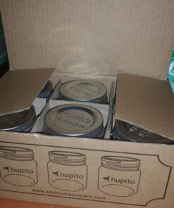 Smith's Mason Jars Mini Mason Jars set of 6 Chupito Shot Glasses with Lids - 2oz Per Shot Glass - For Parties, Arts and Crafts Storage, Drinks, Wedding Favors 67 71KBNrPbUHL