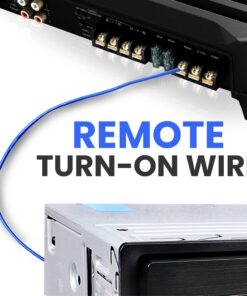 Pyle Car Audio Wiring Kit - 20ft 8 Gauge Power Wire 1000 Watt Amplifier Hookup for Battery Head Unit & Stereo Speaker Installation Sound System - Marine Grade Cable Wired & Gold Plated Fuse PLMRAKT8 Standard Packaging 11 71KC56 8o2L