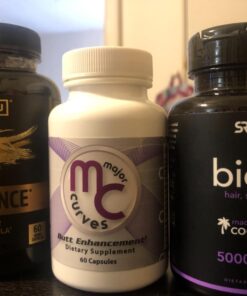 Major Curves Butt Enhancement Pills - Booty Capsules for Fast Bum Bum Growth - Lift, Tone, Firm and Tighten That Perfect Peach for a Fuller Appearance, Reduce Cellulite (1 Bottle) 1 30 71KCd1QXeL