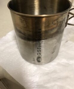 GSI Outdoors Glacier Stainless Steel Bottle Cup I Lightweight Cup or Pot for Travel, Camping and Backpacking - 24 oz Large (Pack of 1) 36 71KD9m6h1hL