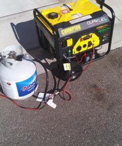 Champion Power Equipment 76533 4750/3800-Watt Dual Fuel RV Ready Portable Generator with Electric Start 44 71KDei2589L