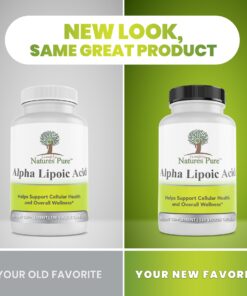 Simply Natures Pure Alpha Lipoic Acid 600mg 120 Veggie Capsules, Non-GMO Thioctic Acid 4 Month Supply 120 Count (Pack of 1) 22 71KDhroFRuL