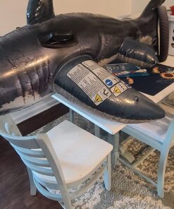 Intex Great White Shark Ride-On, 68" X 42", for Ages 3+ 28 71KEyDC DGL