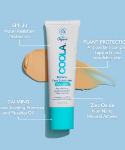 COOLA Organic Mineral Sheer Matte Sunscreen SPF 30 Sunblock, Dermatologist Tested Skin Care For Daily Protection, Vegan And Gluten Free, Fragrance Free, 1.7 Fl Oz 2022 Version 8 71KGVxGud2L