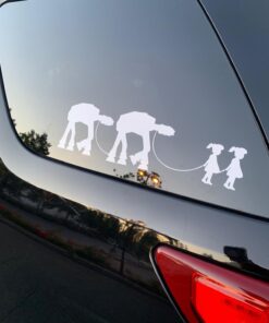 Girl Walking Robot Sticker Decal Notebook Car Laptop 8" x 4" (White) 31 71KGjAMCU5L