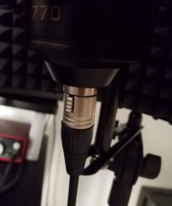 Gearlux XLR Microphone Cable, Fully Balanced, Male to Female, Black, 25 Feet - 1 Pack 25 Ft 14 71KGtEs50L