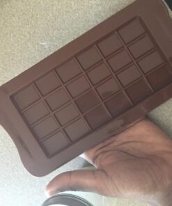 Freshware CB-607BR Silicone Break-Apart Chocolate, Protein and Energy Bar Mold Brown 21 71KGtIrhFML