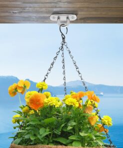 BESTOMZ 4 Pcs Stainless Steel Oblong Pad Eye Plate Staple Ring Hook Loop U-shaped Design Screws Mount Hook Hanger 17 71KH0ht7FrL