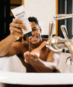 MARLOWE. No. 122 Men's Facial Scrub 6 oz, Light Daily Exfoliating Face Cleanser with Natural Aloe & Green Tea Extracts, Fresh Pine & Agarwood Scent 6 Fl Oz (Pack of 1) 12 71KInnI7VHL