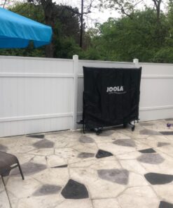 JOOLA NOVA - Outdoor Table Tennis Table with Waterproof Net Set - Quick Assembly - All Weather Aluminum Composite Outdoor Ping Pong Table - Tournament Quality - Indoor & Outdoor Compatible NOVA DX Outdoor 42 71KIvfkqj9L