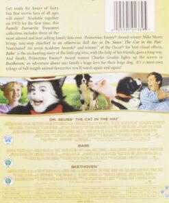 Alternative view of Family Favorite Treasures 3-Movie Collection (The Cat In The Hat / Babe / Beethoven) DVD 
                             
                            August 28, 2007