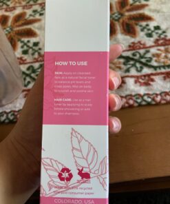 Rose Water Spray for Face by Leven Rose - Pure Natural Moroccan Rosewater Hydrosol Face Spray - Rose Water for Hair 4 oz 41 71KJHplDaL